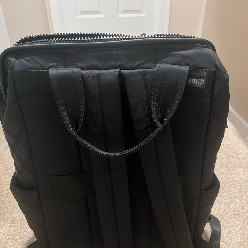 Joan & David  Black backpack bag